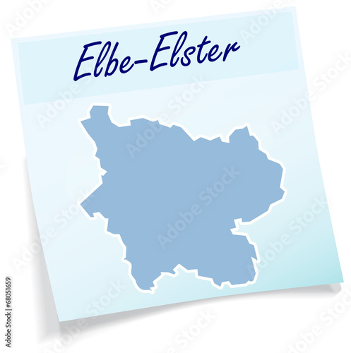 Elbe-Elster als Notizzettel