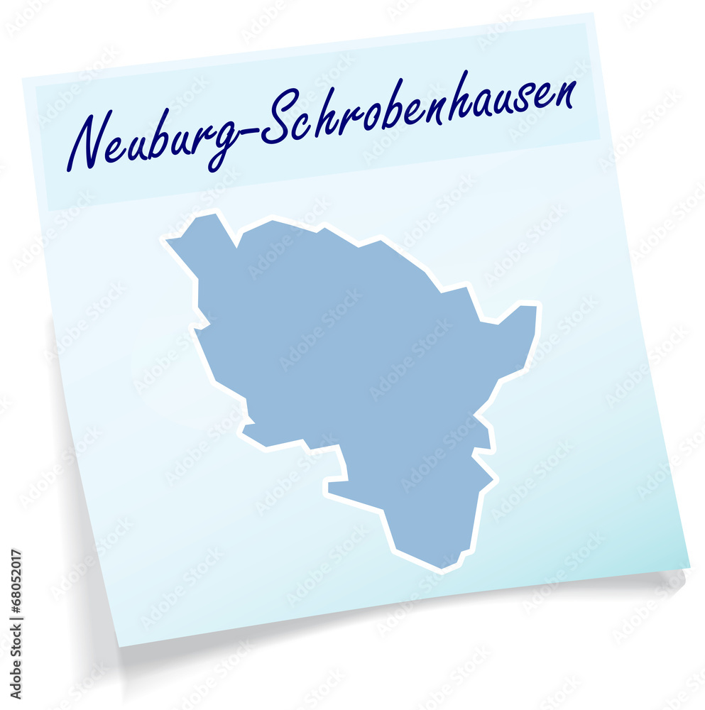Neuburg-Schrobenhausen als Notizzettel