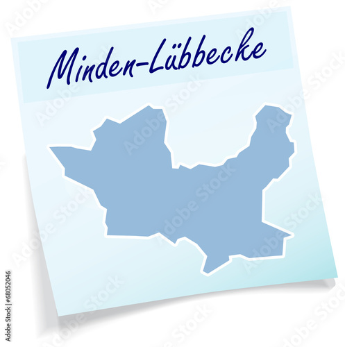 Minden-Luebbecke als Notizzettel