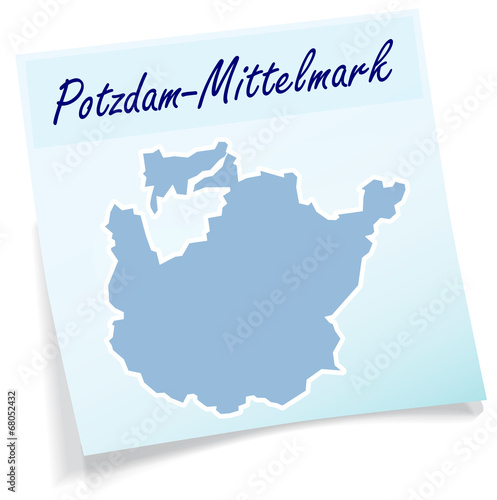 Potsdam-Mittelmark als Notizzettel
