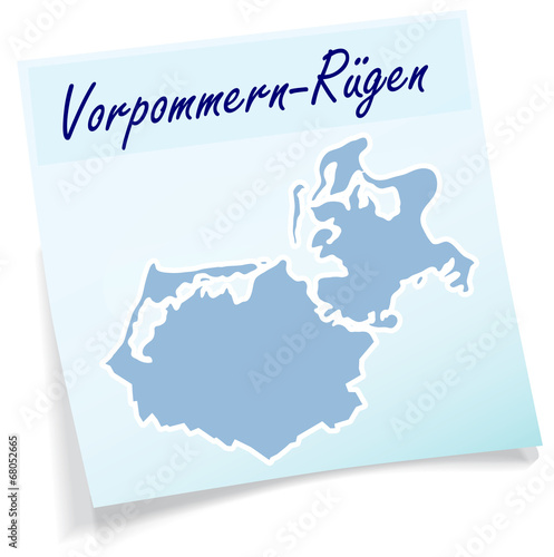 Vorpommern-Ruegen als Notizzettel