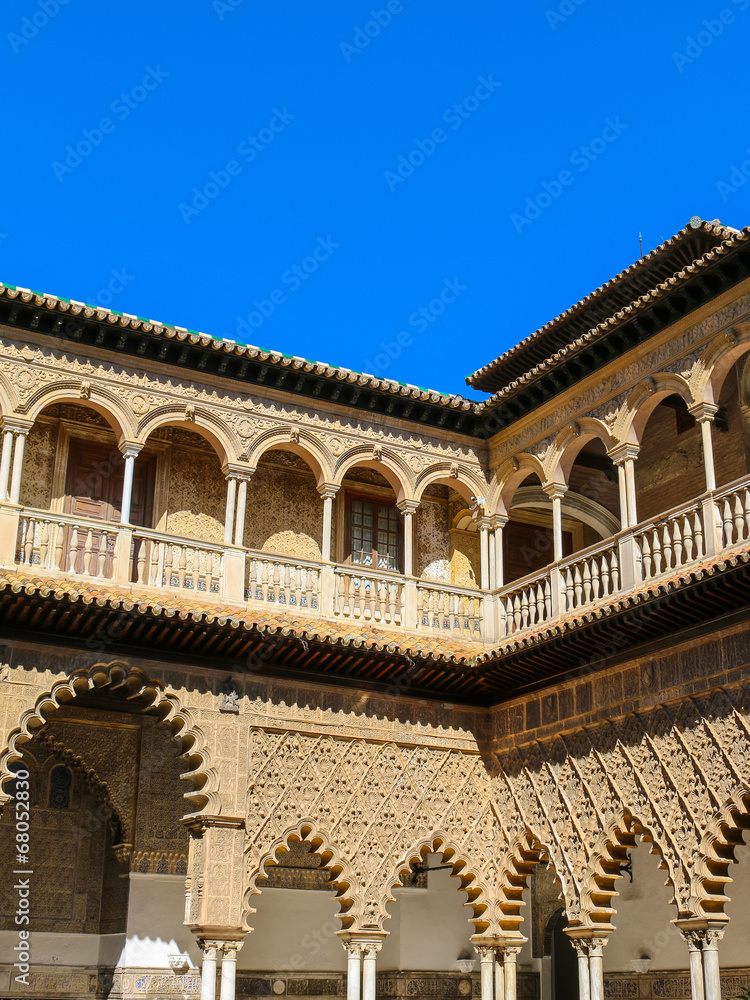 Andalousie Palais Real Alcazar de Sevilla Patio