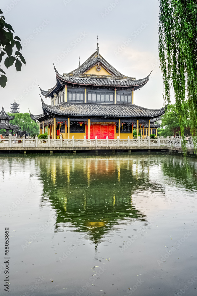 Zhigui Pavilion in Quanfu Temple