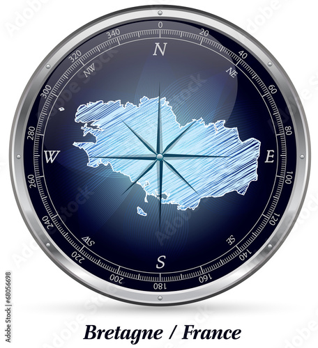 Bretagne mit Grenzen