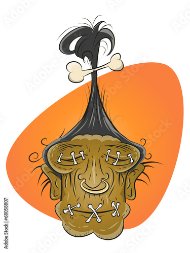 schrumpfkopf horror zombie monster