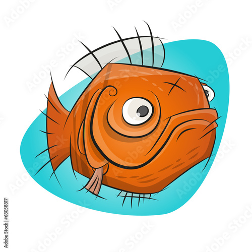 goldfisch cartoon fisch lustig
