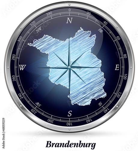 Brandenburg mit Grenzen