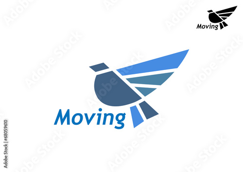 Blue pigeon icon