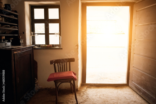 Hungarian old house interior