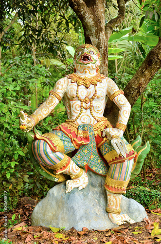 Hanuman statue in