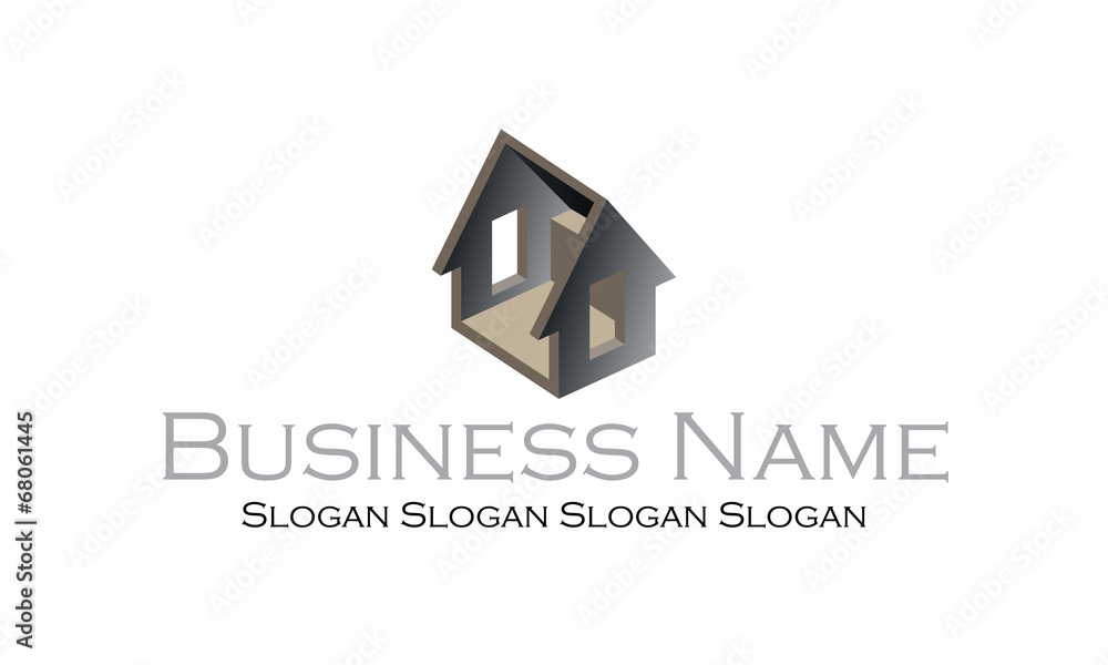 Obraz premium Logo architecte : intérieur