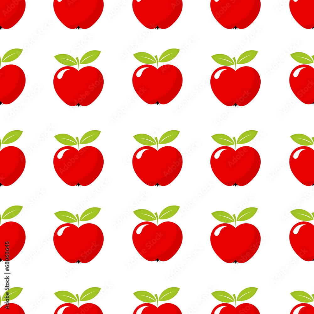 Red apple pattern Red apple pattern