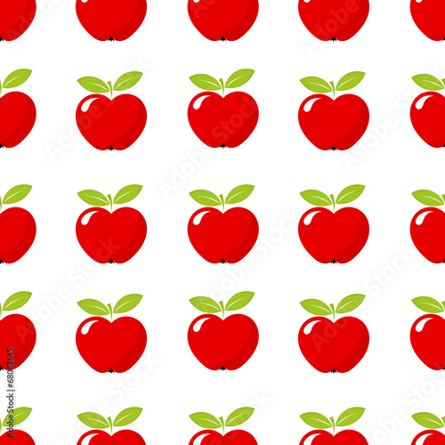 Red apple pattern