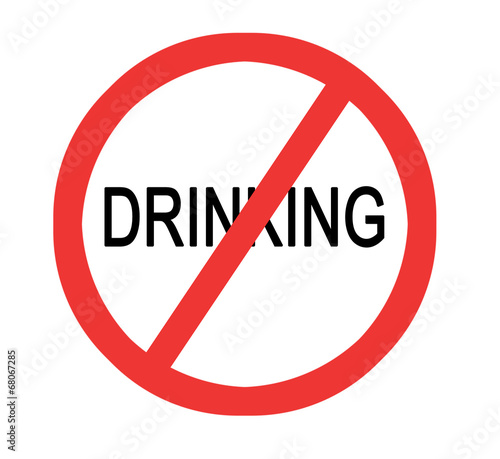 Prohibiting drinking