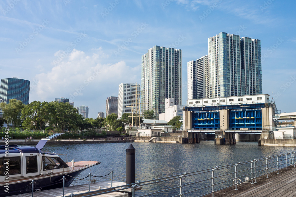 Naklejka premium Tennozu water gate