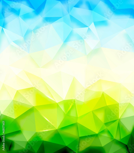 Triangle nature background