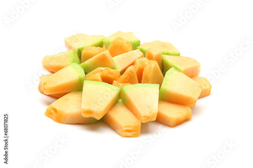 cantaloupe melon slices