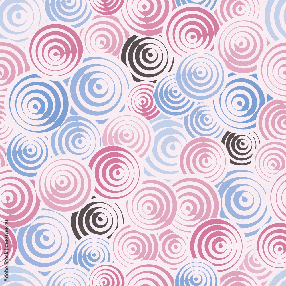 Circles seamless pattern.