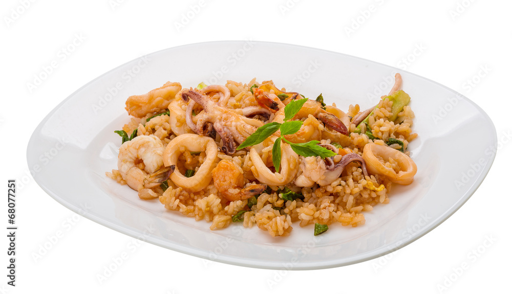 Rice with seafood Rice with seafood