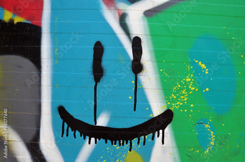 abstract smiling face