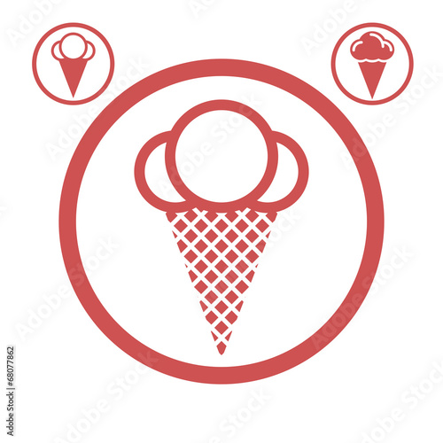 Ice cream icon.