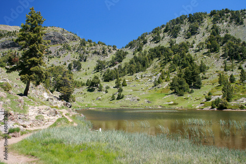 Naklejka Le Lac Achard, alt 1917 m