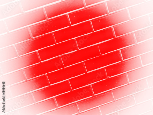 rote ziegelsteinmauer...