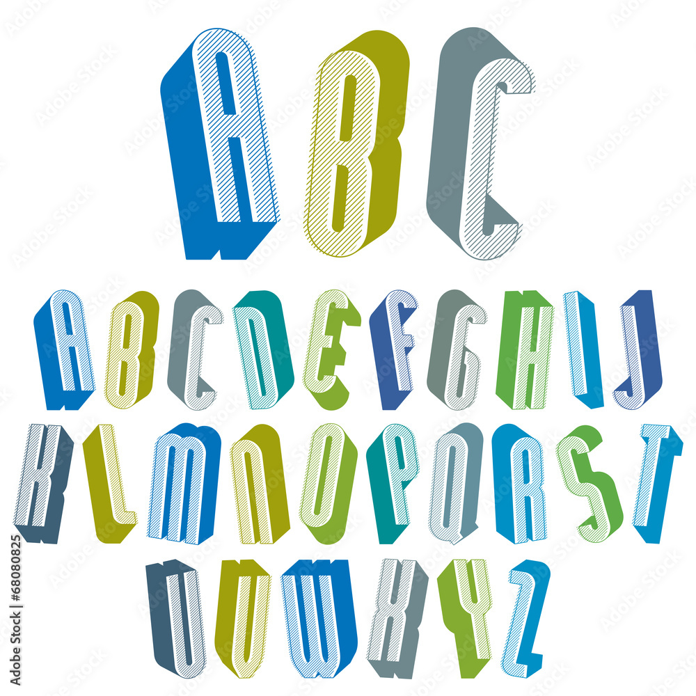 3d tall condensed font for style headlines. 3d tall condensed font for style headlines.