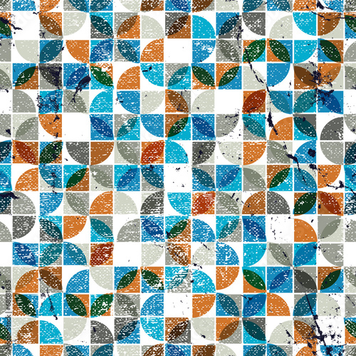 Seamless vintage tiles back...