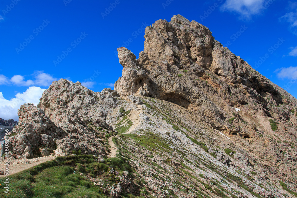 forcella denti di Terrarossa - Dolomiti