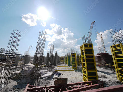 RUSSIA, NADYM - JUNE 6, 2011: Ñorporation GAZPROM in Novy Urengo photo