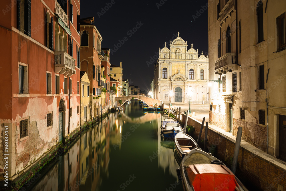 Foto Stock venezia di notte 5364 Adobe Stock