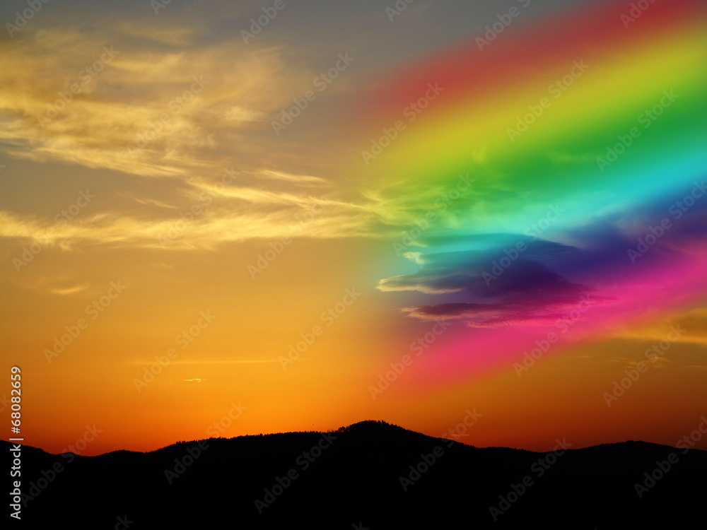 Fototapeta premium rainbow