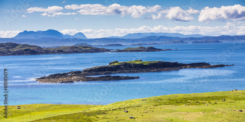 West Coast Scotland view from Handa Island