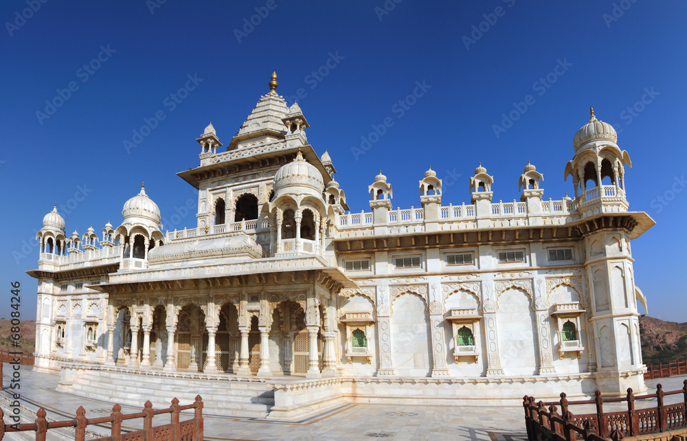 Jaswant Thada mausoleum in India - panorama