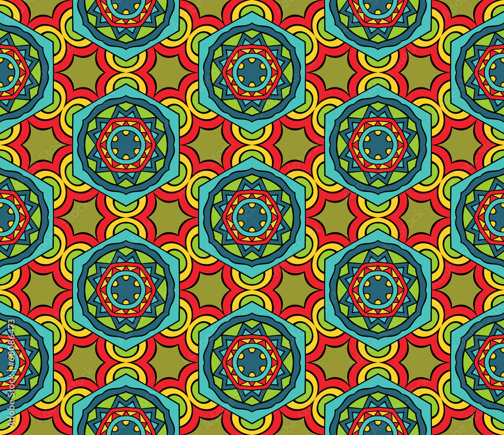 Abstract Ethnic Pattern