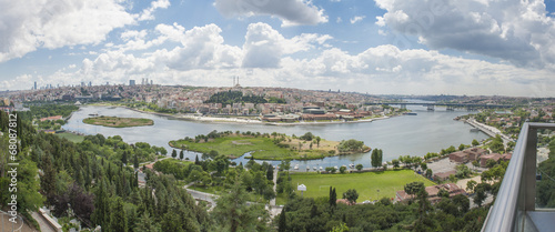 Aerial view over Istanbul Turkey © Paul Vinten