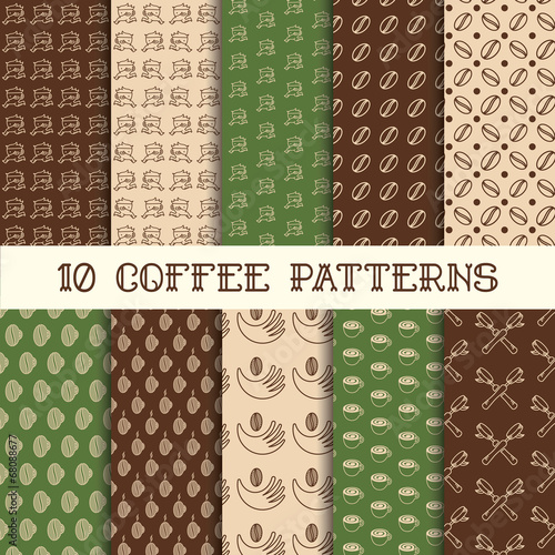 Ten coffee patterns