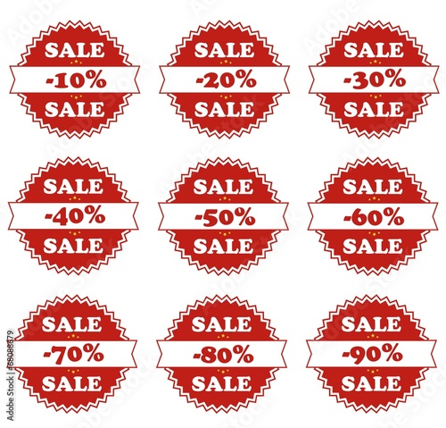 Sale Button Set 2807