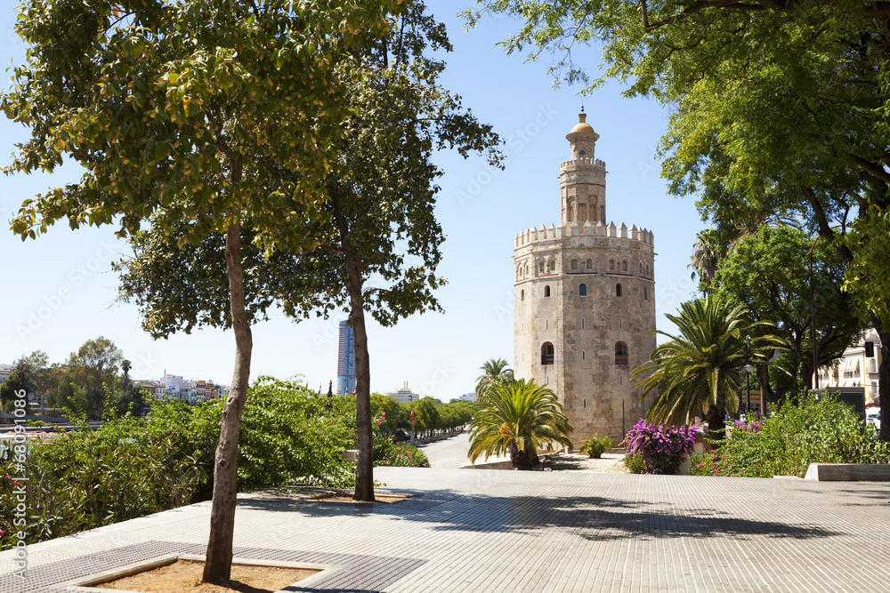 The Golden Tower in Seville