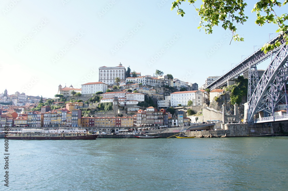 Douro river and historical centre of Porto, Portugal