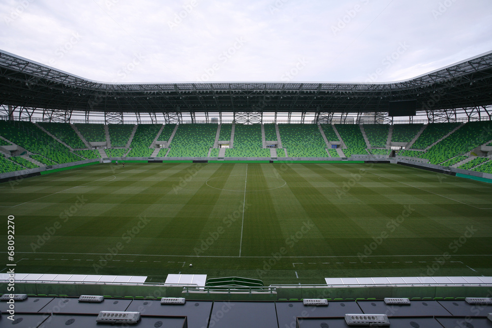 Fototapeta premium Ferencvaros Budapest stadium with grandstand