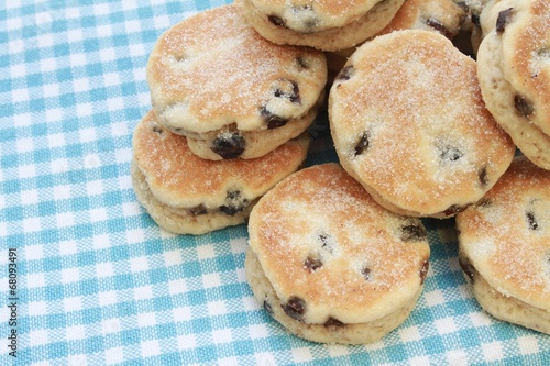 Papier peint traditional welsh cakes