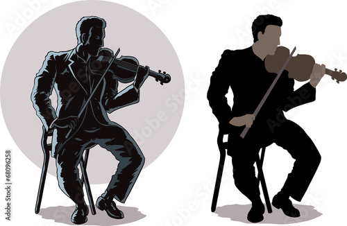 Dark violinist
