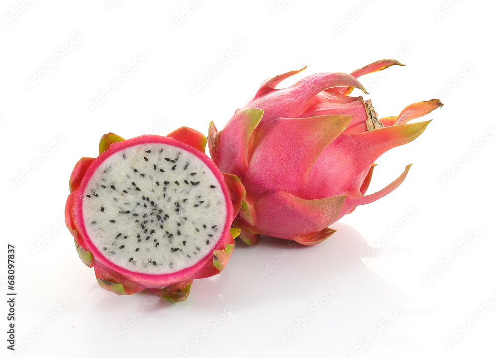Dragon Fruit on white background Dragon Fruit on white background