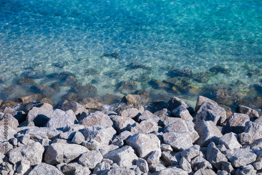 Seashore/Clear Water, Niijima Island, Tokyo, JAPAN