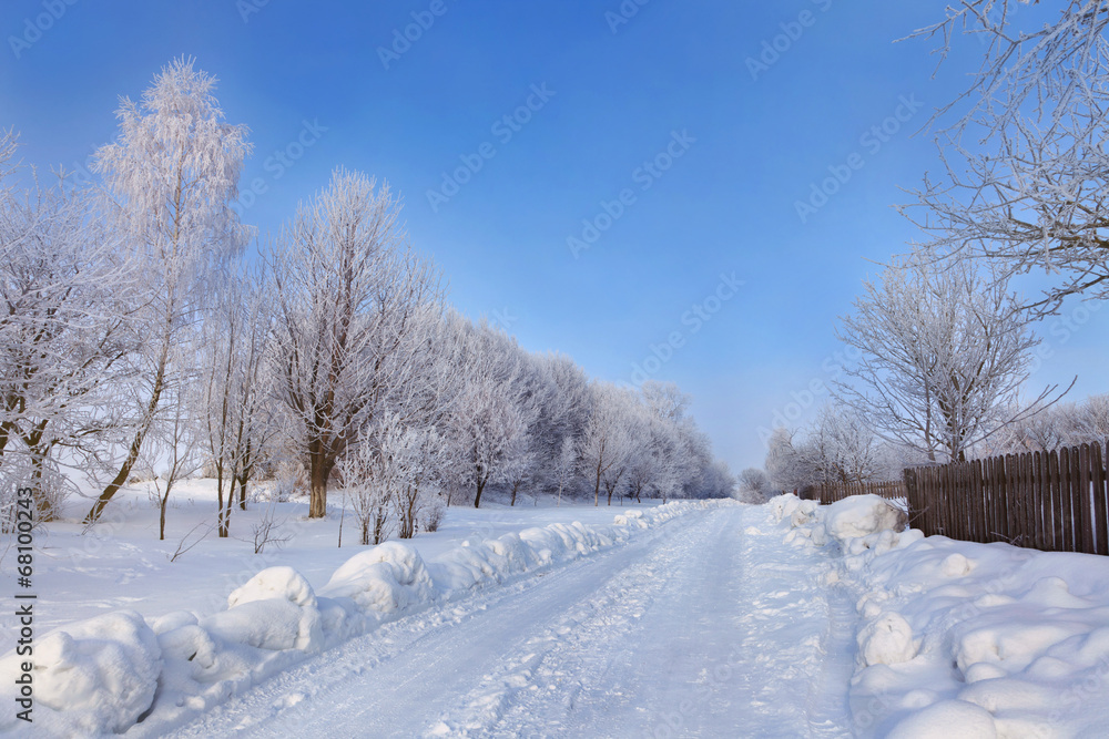 Winter road Winter road