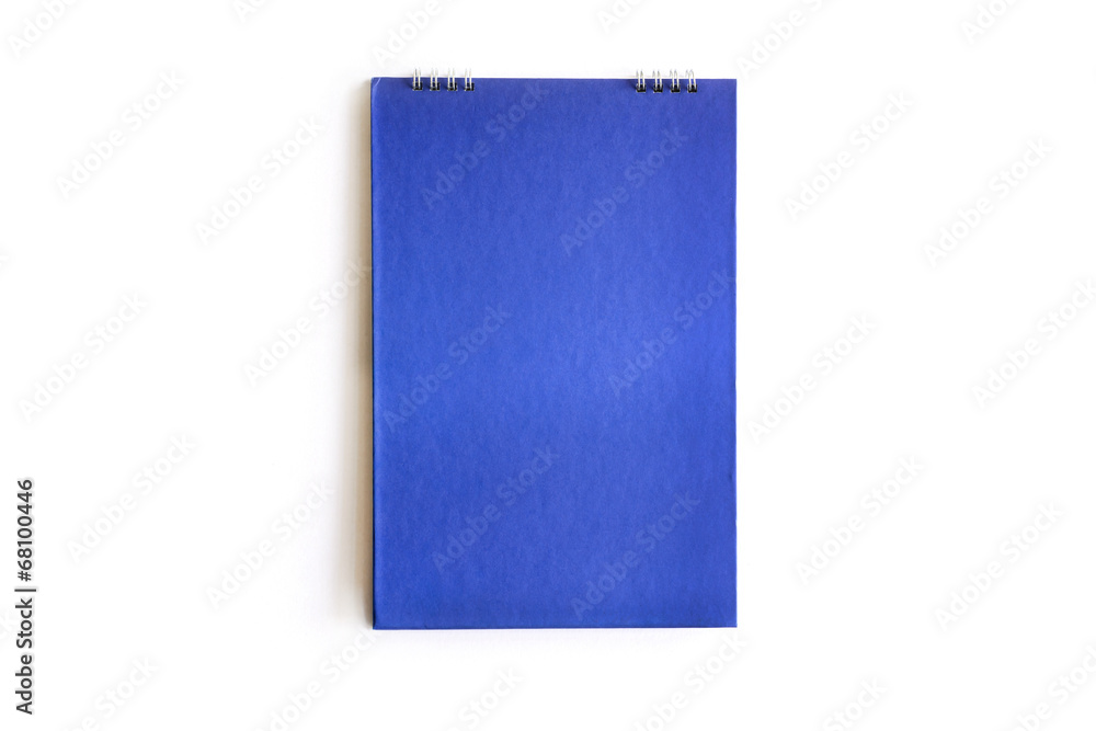 blank notebook isolated on white background blank notebook isolated on white background