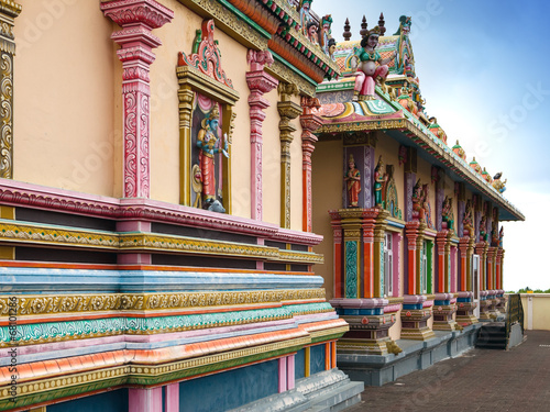 Mauritius. Hindu temple.