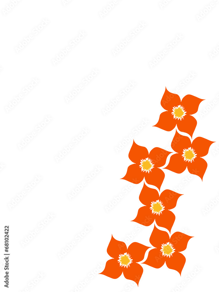 Obraz premium Orange Blumen